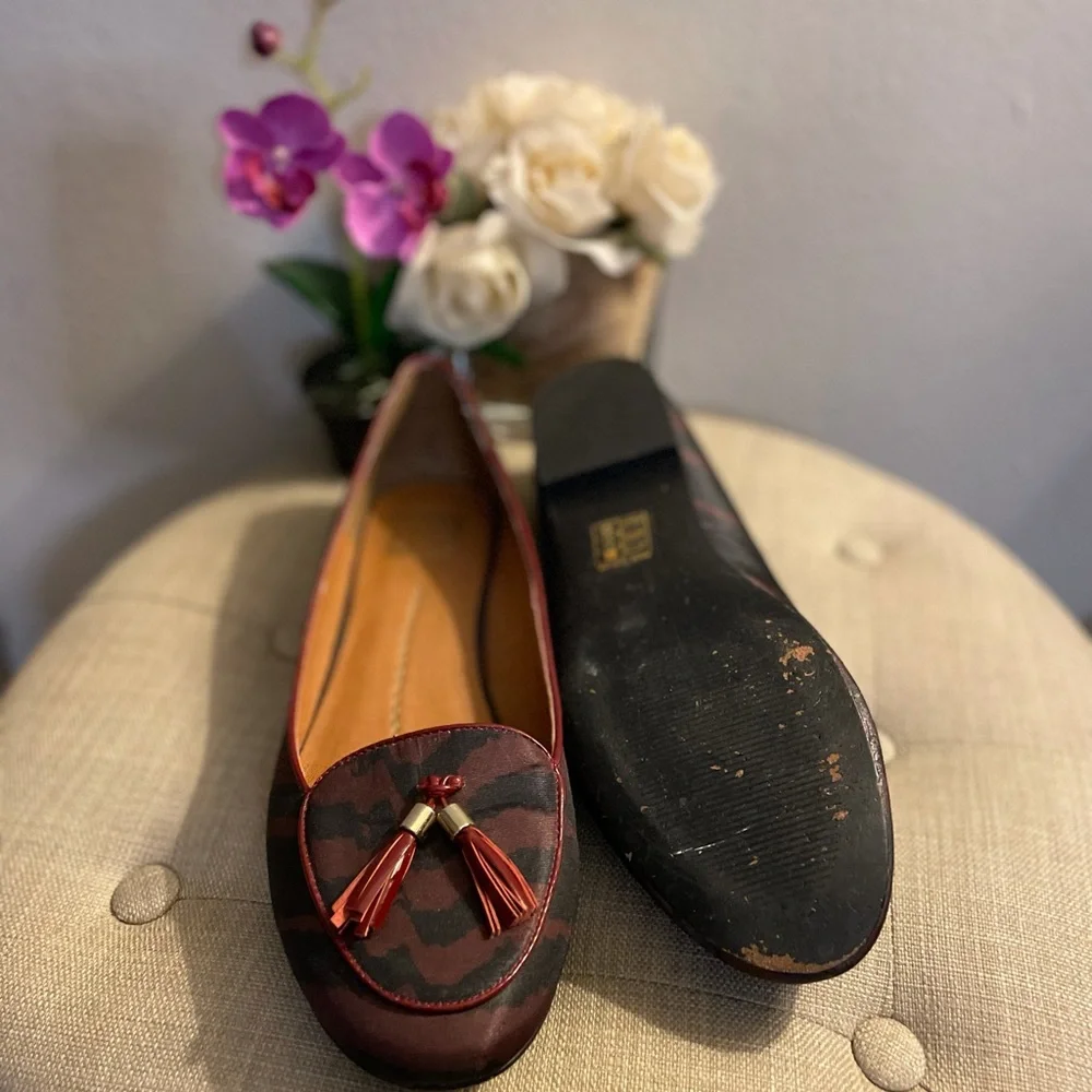 Dolce Vita Striped Loafers - Size 8.5 - Picture 10 of 13